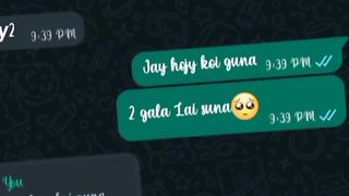 Whatsapp chating with love