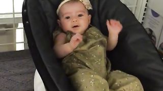 The child's reaction after her first experience
