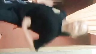 Relaxing jaipong dance practice