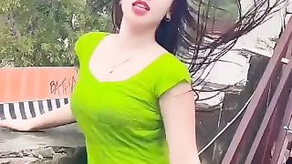 Beautiful girl and song romance dance