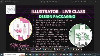 Illustrator Design Packaging Live Recording | TLCC