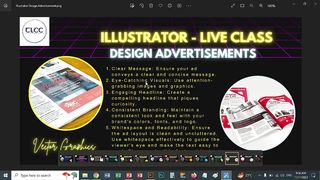 Illustrator Design Advertisements Live Recording | TLCC