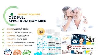 Alliance Blue Raspberry CBD Gummies - Pain, Anxiety, Sleep, & Overall Body Balance