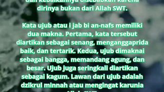 Arti ujub adalah
