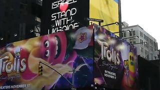 International Relations | Billboard in New York Altered: Stand with Ukraine Removed by St | RCF