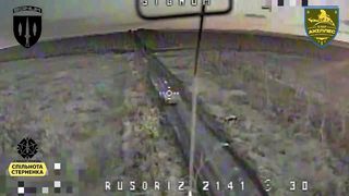 Ukraine Russia War | Kamikaze Drones Target Russian BTR in Tandem | RCF