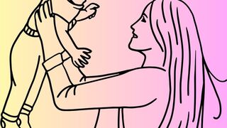 Mom just loves me animated, Mamá simplemente me ama animada.