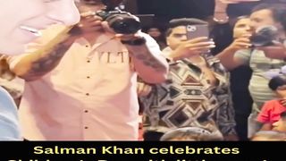 Salman Khan celebrates Children's Day with little ones! #salmankhan #shorts #viral #youtubeshorts #trending #shortvideo #ytshorts