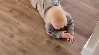 Playing with toy