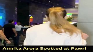 Amrita Arora Spotted at Pawri in Dadar #amritaarora #shorts #short #trending #viral #bollywood #shortvideo