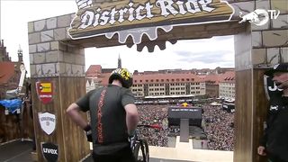 Nicholi Rogatkin goes full send with a 1440 at Red Bull District Ride 2017