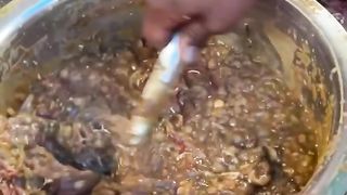 Unique Chole Kulche ???? __ Delhi Street food ❤️ #shorts #foodvideo #cholekulche