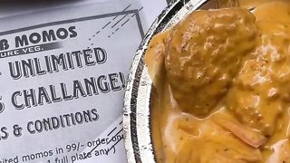 Unlimited Momos in ₹99 ???? __ Best Momos in Delhi ❤️ #shorts #momos #unlimitedfood