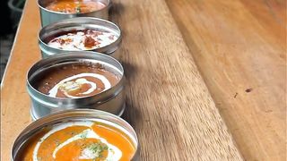 Longest north indian platter???? #platter #northindian #paneer #dalmakhani #desifood #shorts