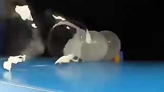 Arrow Vs. 12 GIANT Balloons!