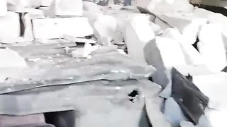 Russia POV | Russian Soldier Drives Tank Through Brick Building | RCF
