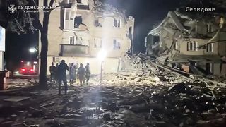 Ukraine Russia War | Selidove, Donetsk: Overnight Shelling Results in Destroyed Apartme | RCF