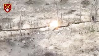 Ukraine Russia War | Artillery Shell Hits Trench Next to 2 Russian Militants | RCF