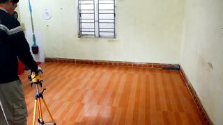 Family kitchen table design and construction. Ceramic tile kitchen installation is simple.