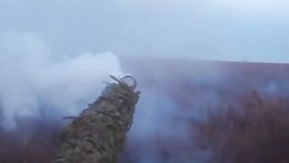 Ukraine Russia War | T-80BVM Fires Shots on UAF Position | Forest Belt near Tor Ledge | RCF