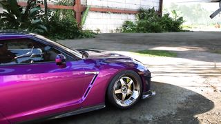 Drifting 1000bhp Nissan GTR - Forza Horizon 5 (w900° Steering Wheel)