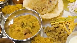 Jodhpur Famous Gypsy Restaurant Biggest Unlimited Rajasthani Thali Rs 499 Only #jodhpurfood #shorts