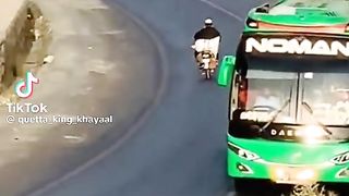 Crazy bus driver fast speed bus driving single road shorts video viral like subscribe