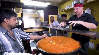 INDIAN MEGA FOOD! Record breaking dosa,250 Egg omelette and more in mumbai,India!