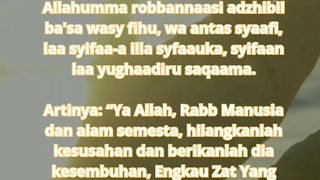 Do'a untuk orang yang sakit