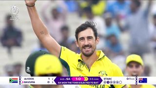 Starc sends back Bavuma for a duck  CWC23