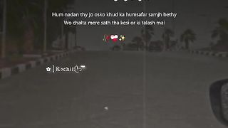 Hum nadaan the |emotional status peotry