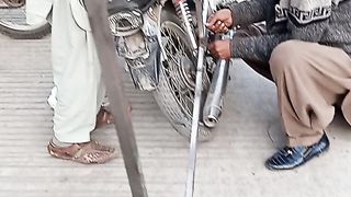 Great jugaad on bike