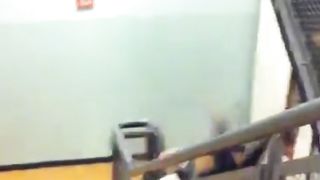 She Falls Horribly From There #funniestvideoever #trynottolaugh