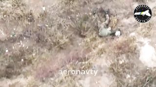 Ukraine Russia War | Russian Soldiers Finished Off by UA Drone Near Krynky | RCF