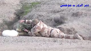 Opposition Fighters Launch 9M113 Konkurs ATGM at SAA Armored Vehicle | Deir ez-Zor 2014 | RCF