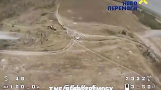 Ukraine Russia War | Ukrainian FPV Drone Hits Russian Tigr Armored Vehicle | RCF