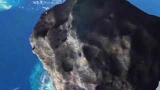 Moon vs asteroid