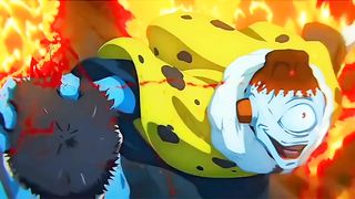 Gojo fighting scene