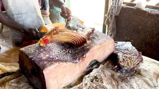 Most Famous Street Food in Mali I Grilled Meat On Wood Fire.