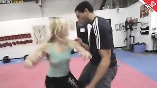 amazing karate woman