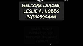 Patriotic Alliance welcome Leader Leslie