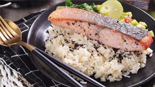 Salmon Cheese Rice