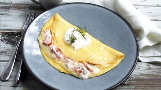 Smoked Salmon Omelette