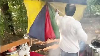 पागलखाने wale Bread Chole आगरा में