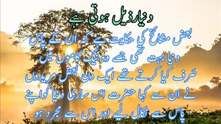 Dunya razil Hoti he | دنیارذیل ہوتی ہے
