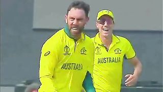 Maxwell take a big wicket of Sharma