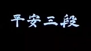 Performance of Heian Sandan Kata of Shotokan Style Karate