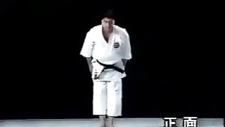 Performance of Heian Shodan Kata of Shitoryu style karate
