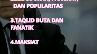Penghalang manusia dan ALLAH swt.