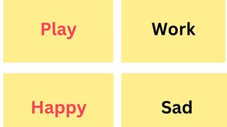 Words & their opposite